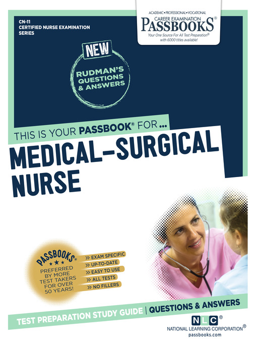 Title details for MEDICAL-SURGICAL NURSE by National Learning Corporation - Available